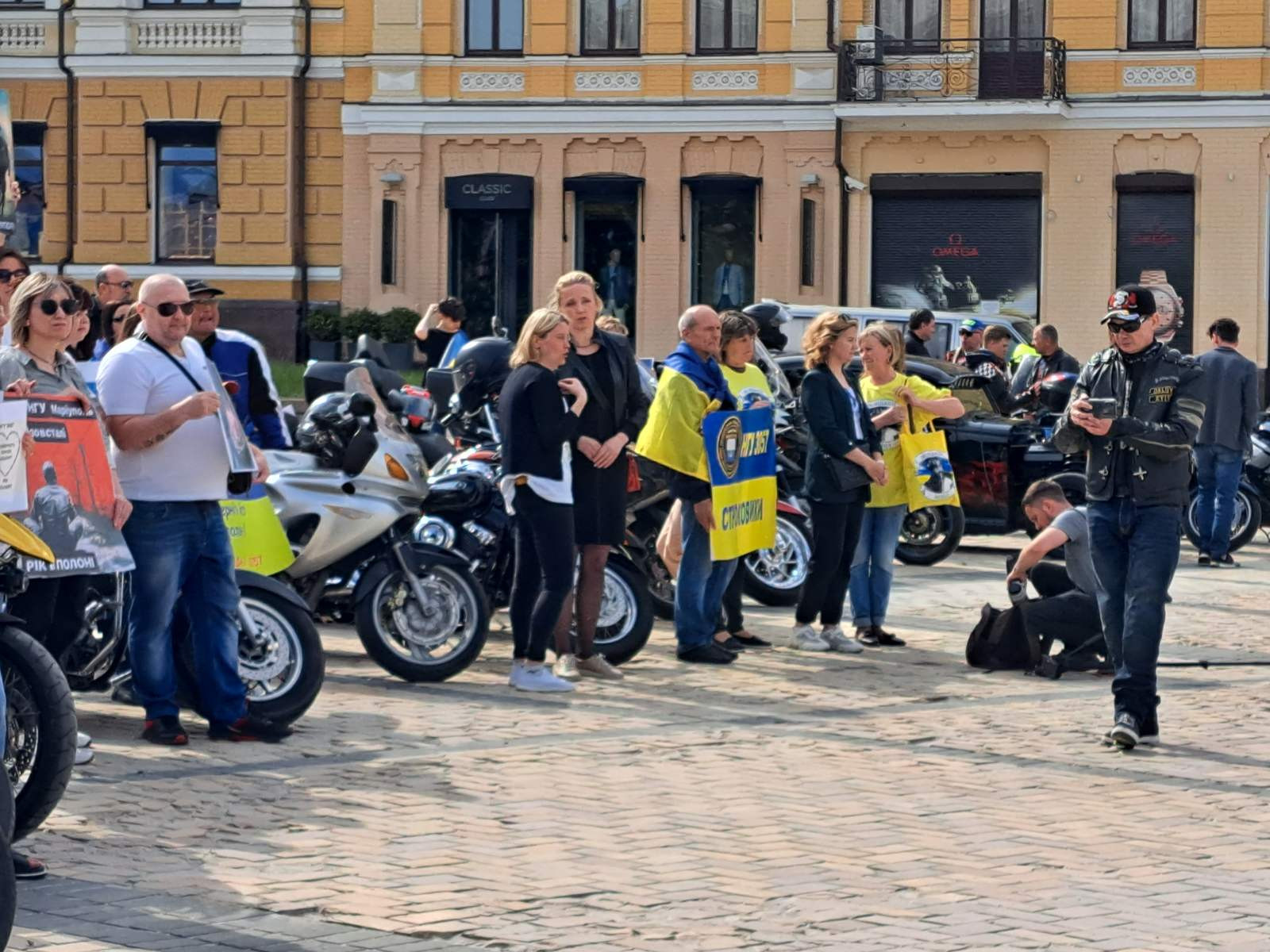 У Києві фінішував "Мотопробіг єдності полонених Маріупольського гарнізону"