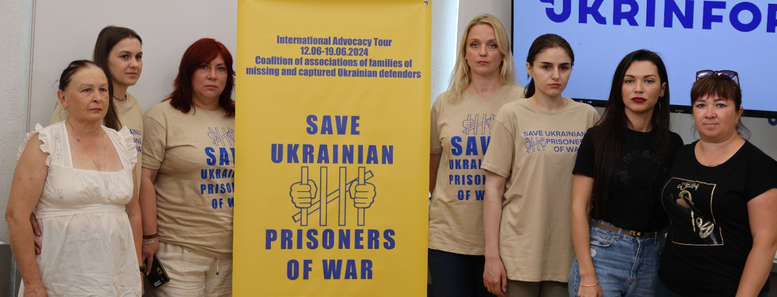 Прес-конференція представників Коаліція Save Ukrainian Prisoners of war