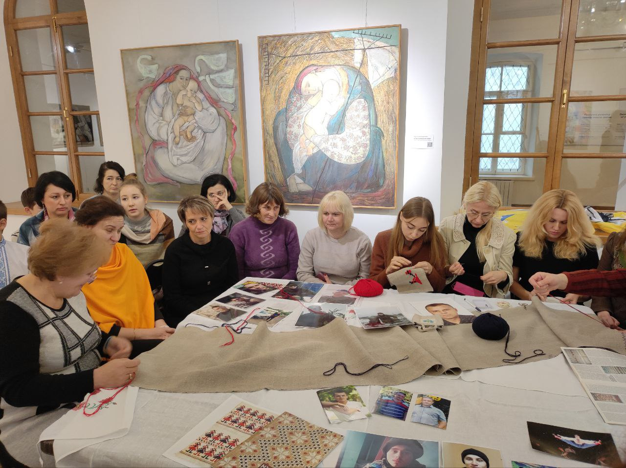 The "Towel-Prayer" Action with a Message to the Pope from Relatives of Ukrainian Prisoners of War.