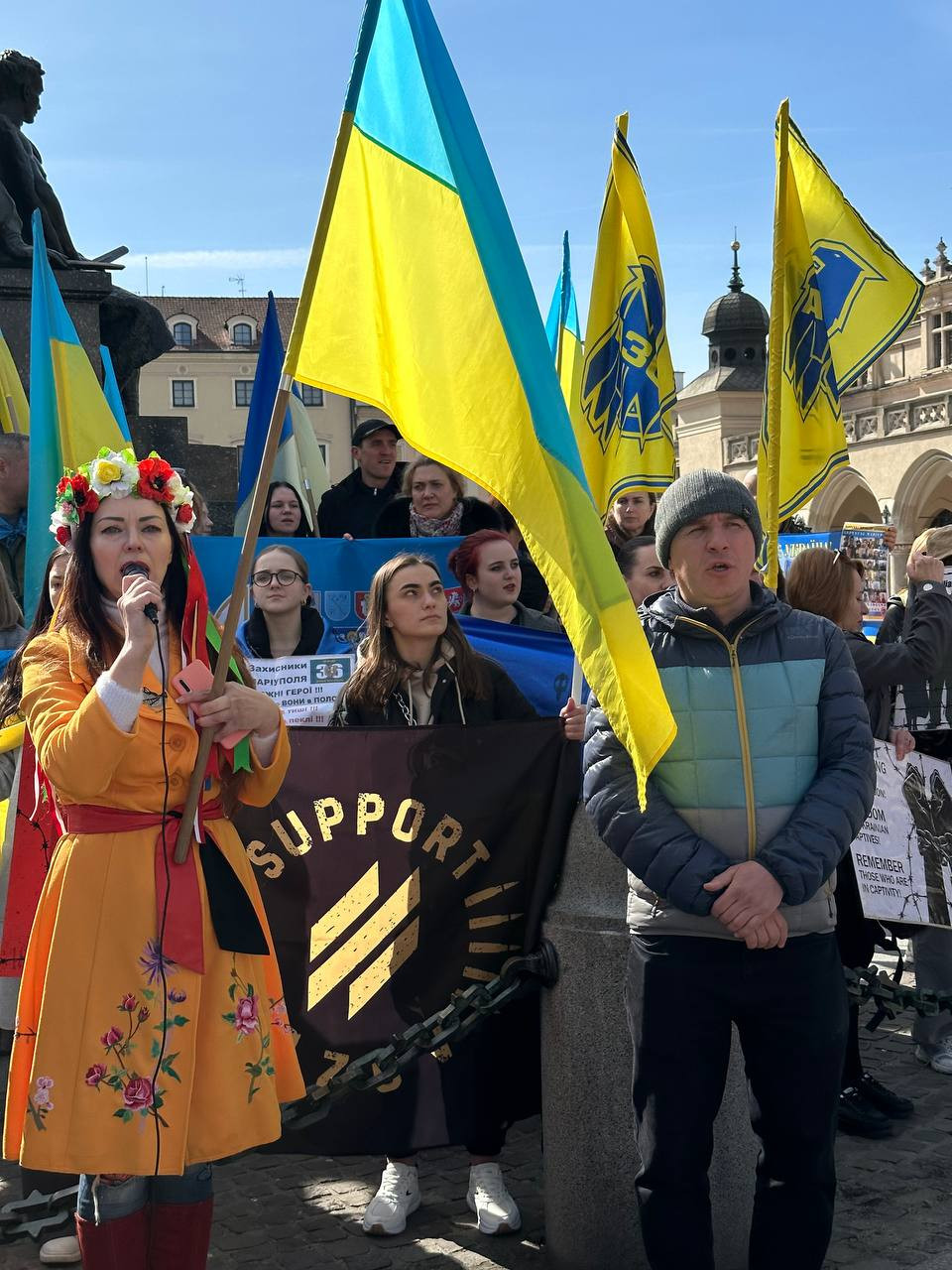 Дводенна акція у Кракові на підтримку полонених "Свободу полоненим! Free the captives!"